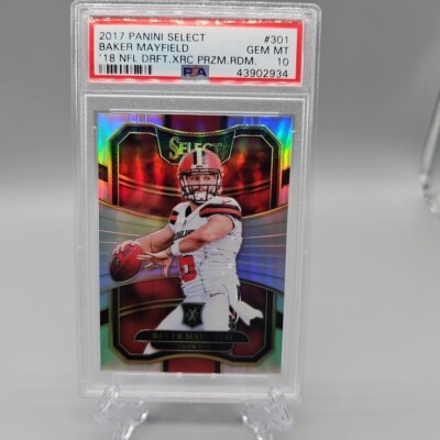 2017 Panini Select NFL Draft Redemption #301 Baker Mayfield XRC PSA 10