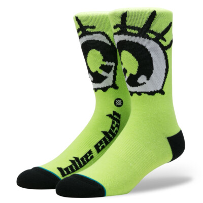 

Носки для экипажа Stance x Billie Eilish Anime Eyes (неоновый зеленый) Носки с графическим принтом, Neon green