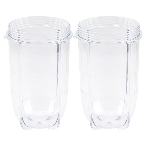 2 Pack 16 oz Tall Cup Replacement Part for Magic Bullet MB1001 250W Blenders