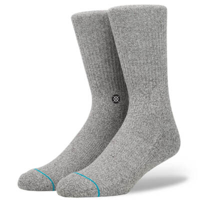 

Stance Icon 3-Pack Классические носки с круглым вырезом (серый вереск) Носки с графическим принтом, Grey heather