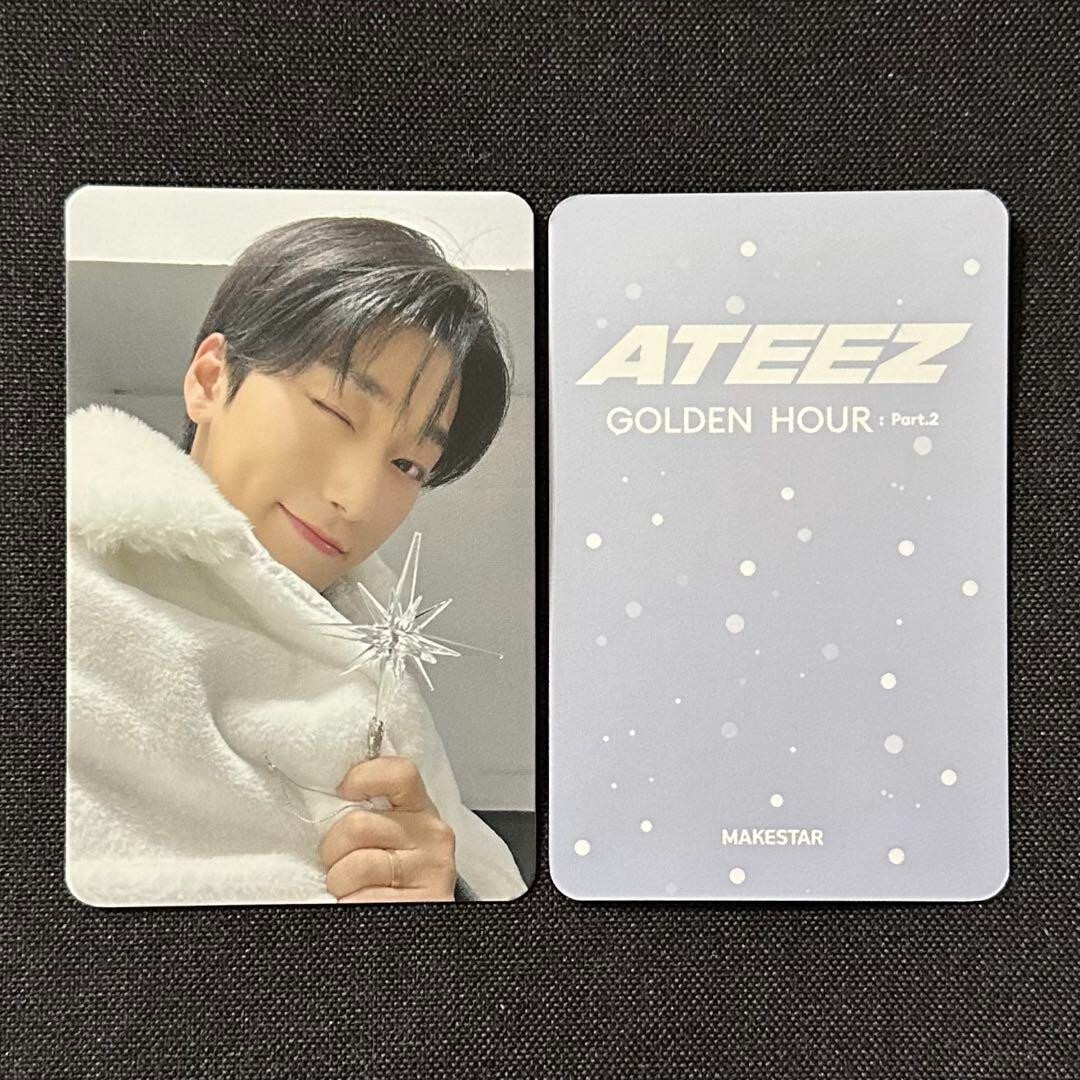 ATEEZ SAN GOLDEN HOUR PART.2 MAKESTAR PHOTOCARD PC PHOTO