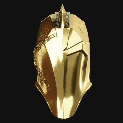 Wizard Helmet — 3D Printed RAW DIY Cosplay Helmet Kit + Prop Replica + RAW DIY