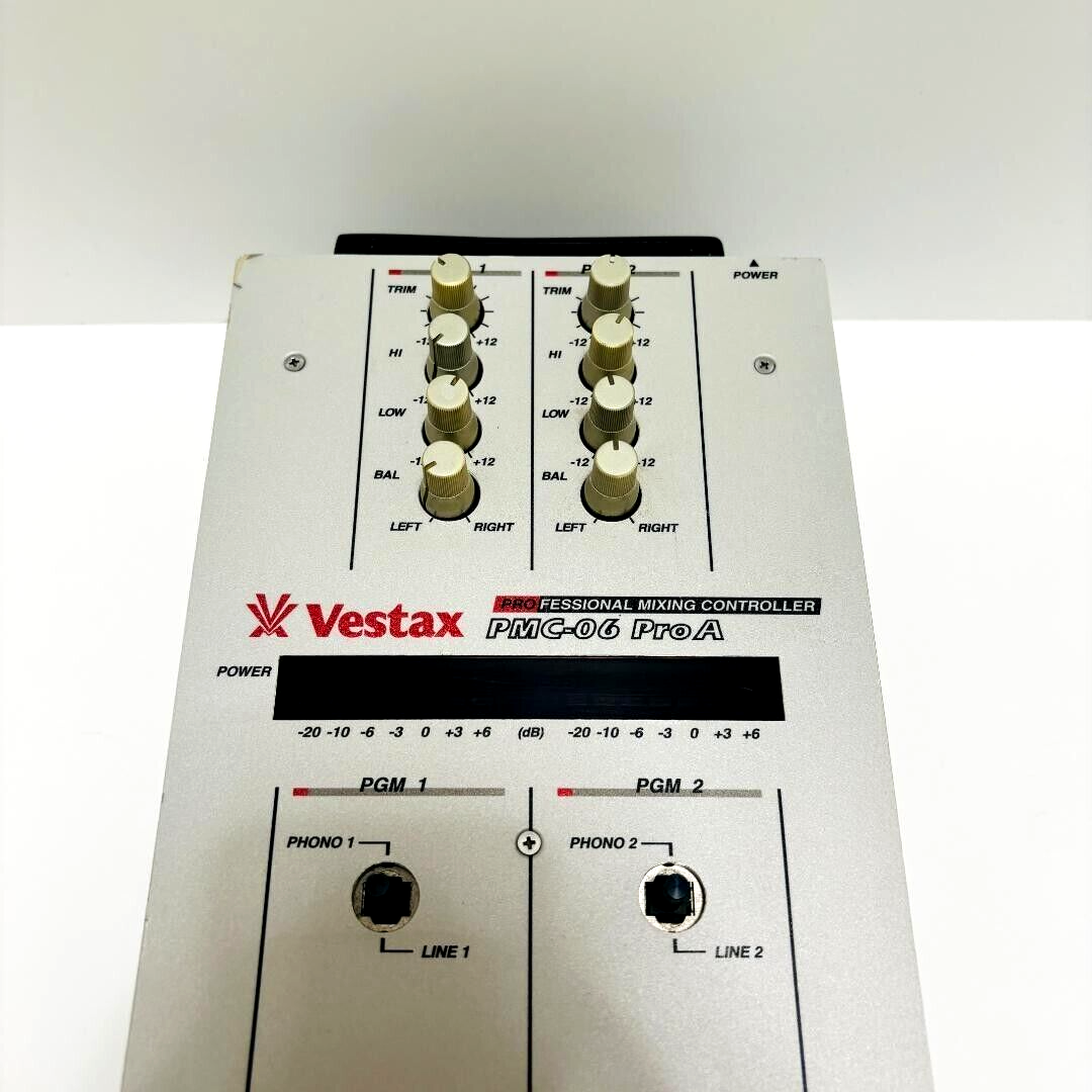 Vestax PMC-06 Pro A Mixtick DJ Mixer Professional Mixing Vestax PMC-06 Pro A Mixtick DJ Mixer Professional Mixing
