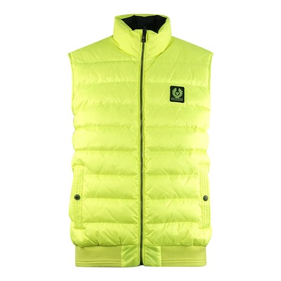 Pre-owned Belstaff Flash Circuit Black Reversible Down Gilet Jacket