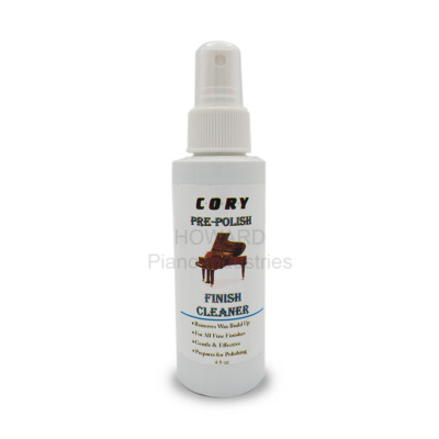 Cory Pre-Polish Finish Cleaner For Polishing Pianos Easy Clean - 4 Oz. Bottle