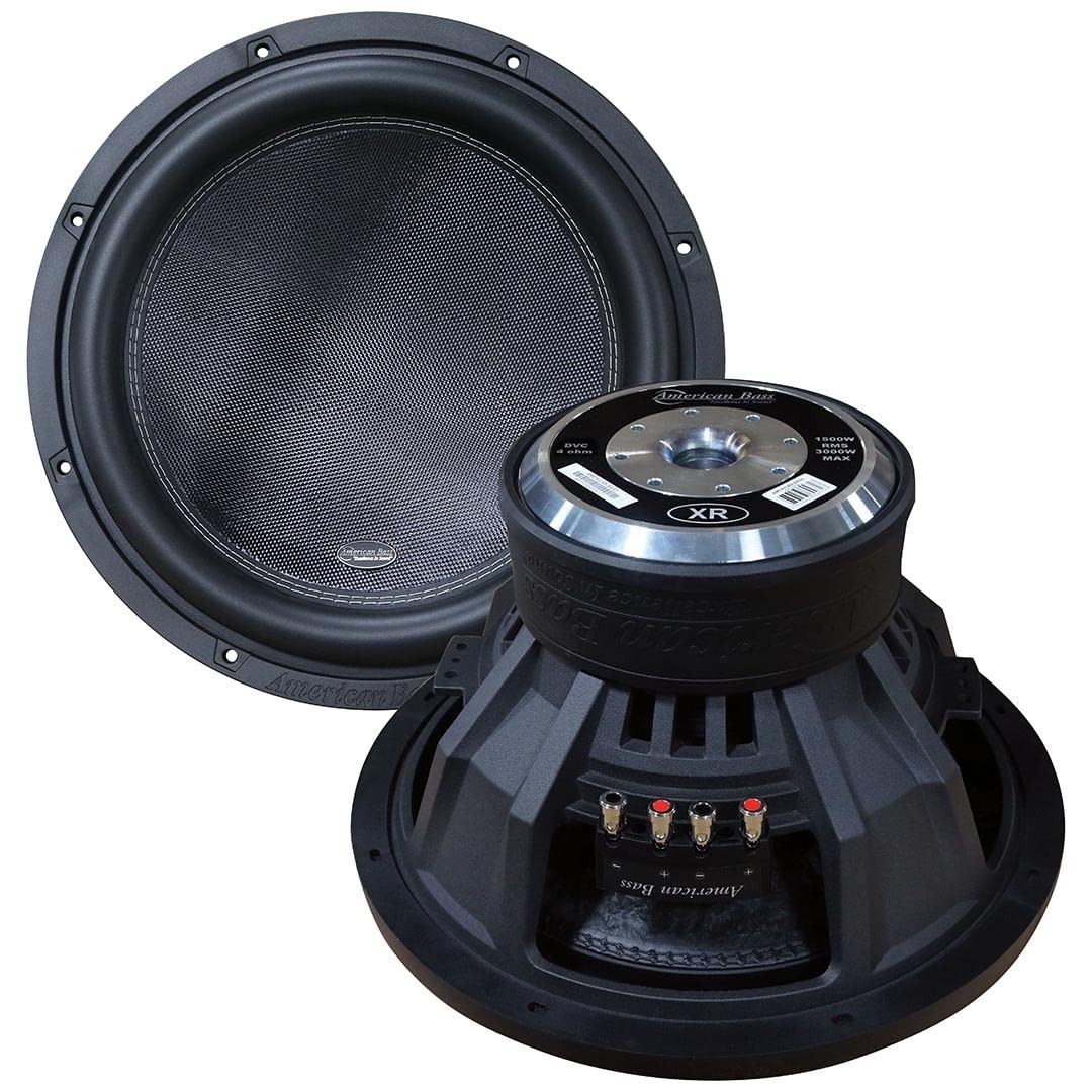 American Bass Speakers XR-15D4 15-inch Subwoofer Woofer 1500 Watt RMS & 3000