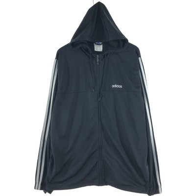 トップス 00s adidas track jacket hoodie Adidas Jersey Hoodie Track Jacket For Men XL Vintage 00 | eBay