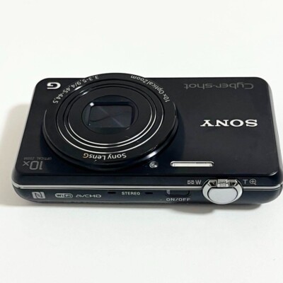 Sony Cyber-Shot DSC-WX220 Digital Camera 10X Optical Zoom 18.2 MP Black-90%new