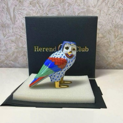 Herend Owl Figurine World Egypt Egyptian Hieroglyphic Limited Edition 3000 
