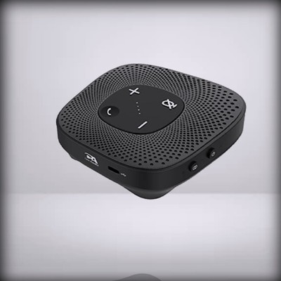 CA Essential - Speakerphone SP-2000 - USB & BT Speakerphone, Clear  Black 1 Pack