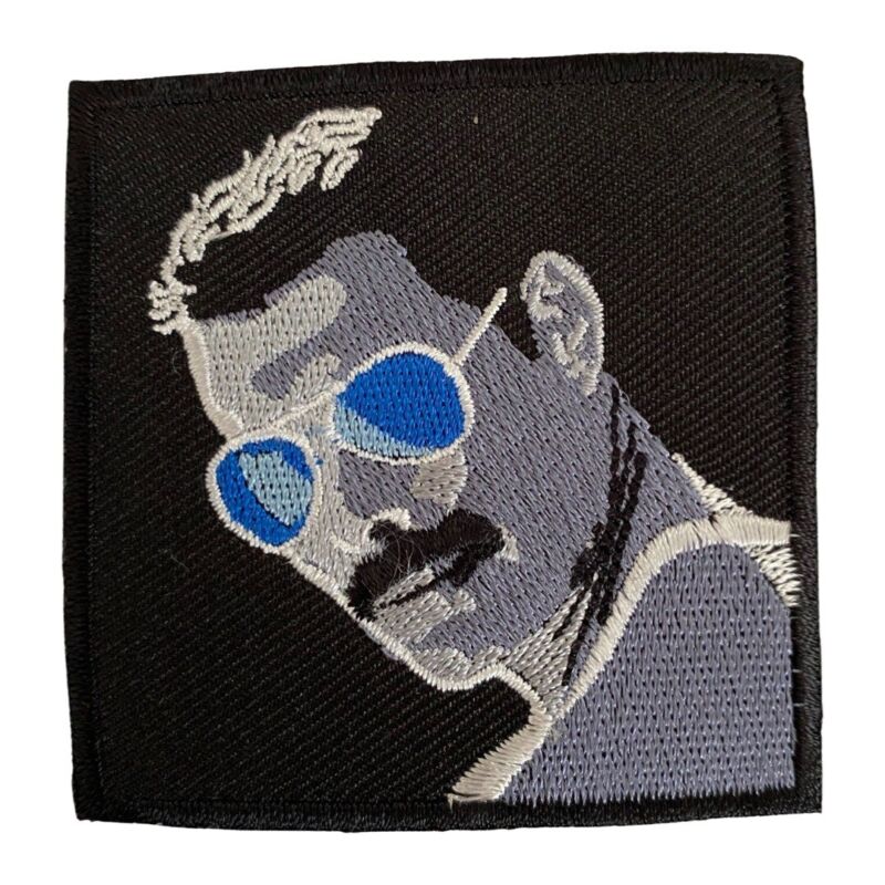 Freddy Mercury/Queen Iron-on Patch. 2 1/2” Square. New! Free Shipping!
