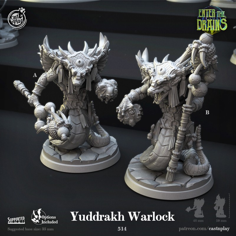 Yuddrakh Warlock Dungeons & Dragons Wargames RôLe Fantasy Rpg War Gaming