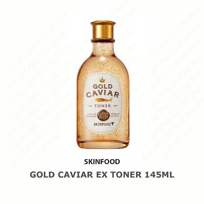 SKINFOOD Gold Caviar EX Toner 145ml New Improve Skin Elasticity Wrinkle Care
