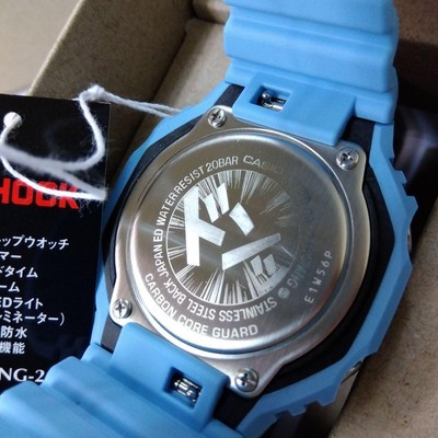 Pre-owned Casio G-shock Manga Theme Ga-2100mng-2ajr Men's Watch Octagon Blue