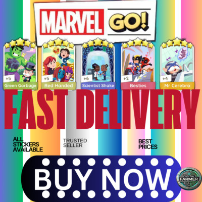 MARVEL GO   Monopoly_Go Sticker   Super FAST and CHEAP! 1/2/3/4/5 Star Stickers