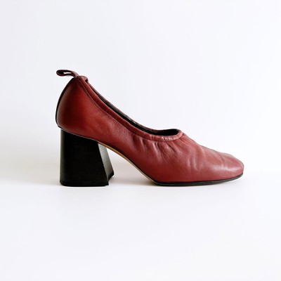 Celine Rounded Toe Soft Ballerina Phoebe Pumps Size US 7.5 Authentic