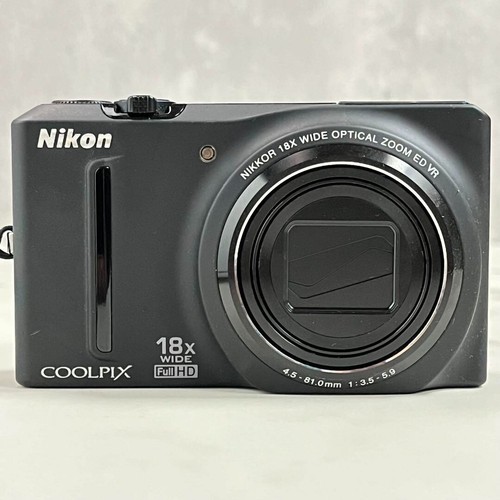 Nikon COOLPIX S9100 12.1MP Digital Camera - Black English Nikon COOLPIX S9100 12.1MP Digital Camera - Black English
