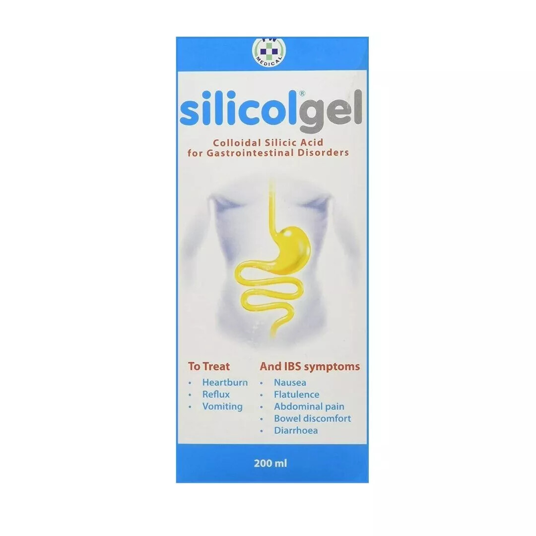 Silicol Gel -200 g - Treats Gastrointestinal Disorders Contains Silicic Acid