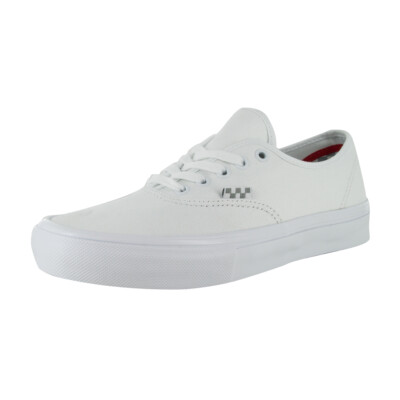 

Кроссовки Vans Skate Authentic (настоящий белый) Классическая обувь для скейтбординга, True/white