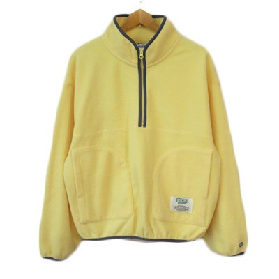 DISCUS Cut Sewn Fleece Pullover Half Zip Used 4342def84ea4dc6bdafe53154c6884b4