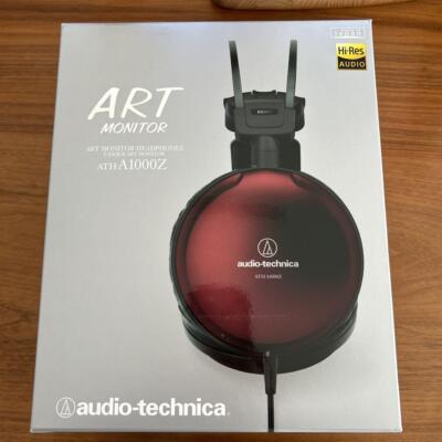 Audio-Technica ATH-A1000Z Headphones Wired ART MONITOR Color Red NEW Unused