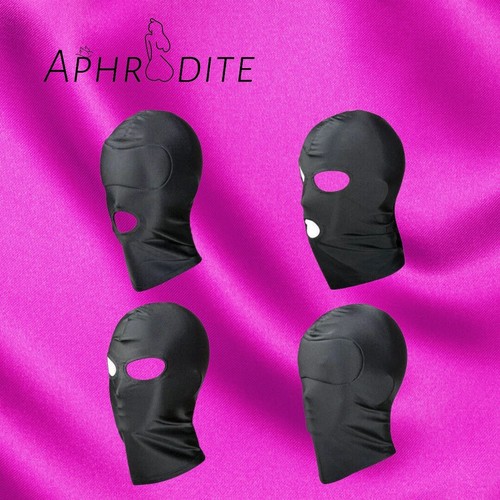 Bondage Fetish Hood - Gimp Face Mask Head Hood Adult Cosplay Mask BDSM HALLOWEEN - Picture 1 of 12