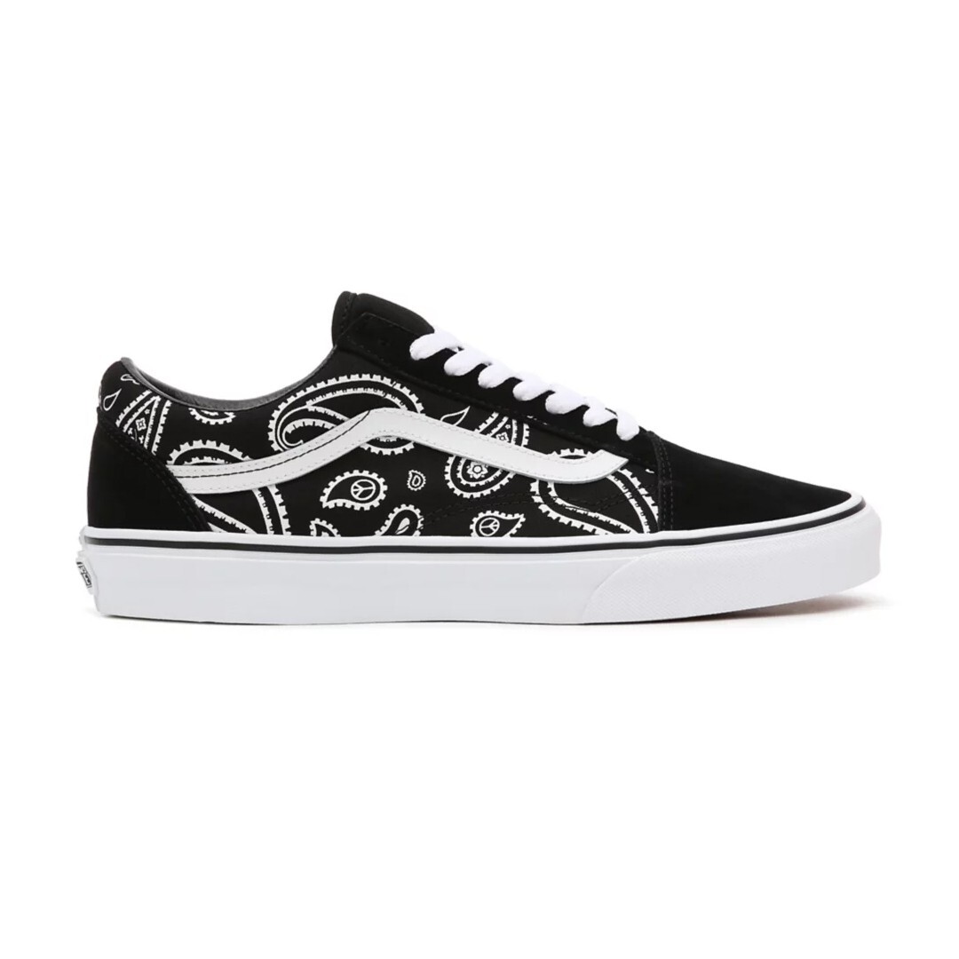 Vans Old Skool Peace Paisley Бандана Черный/Белый