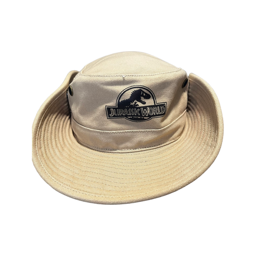 Khaki Wide Brimmed Hat Chin Strap