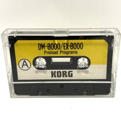 Cassette tape for KORG DW8000/EX8000  Preload Programs Factory Preset From Japan