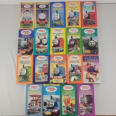 Thomas Train & Friends VHS 19 Set Trust Thomas Ghostly Trick Make Someone Happy