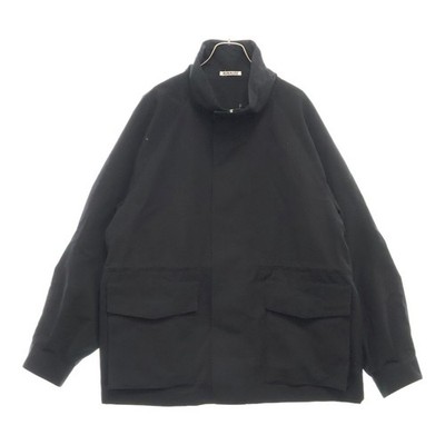 ジャケット・アウター wool max canvas high neck zip blouson Auralee Wool Max Canvas High Neck Zip Blouson Pale Olive
