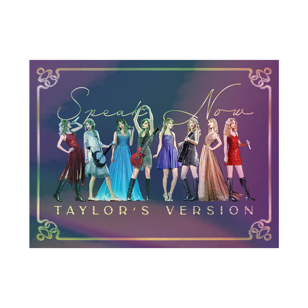 SPEAK NOW Taylor's Swift Version Tour Merch Lithograph