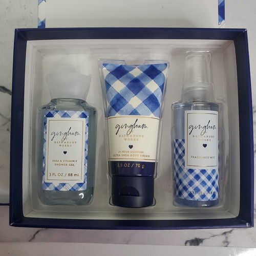 Bath & Body Works ギンガムギフトボックス Bath & Body Works Gingham Travel Gift Box Set Fragrance Mist