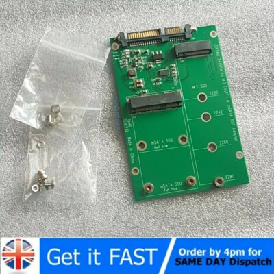 M.2 NGFF mSATA SS DHard Drive to SATA 3 Adapter Mini PCI-E Card  Board Converter
