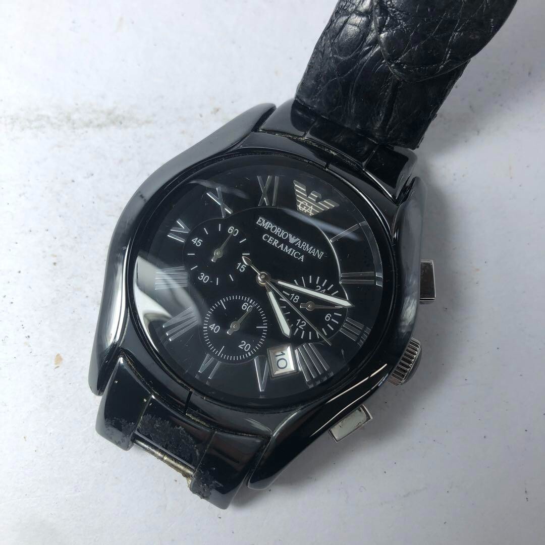 EMPORIO ARMANI AR1913 ブラック腕時計 EMPORIO ARMANI AR1913 ブラック腕時計 メンズ