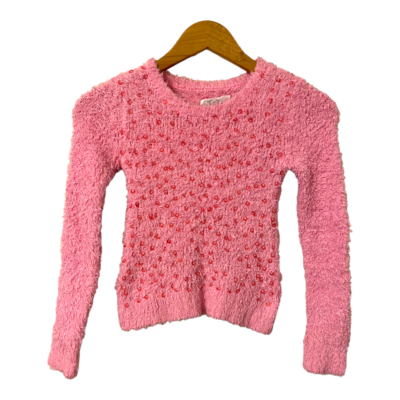 Justice fuzzy deals sweater
