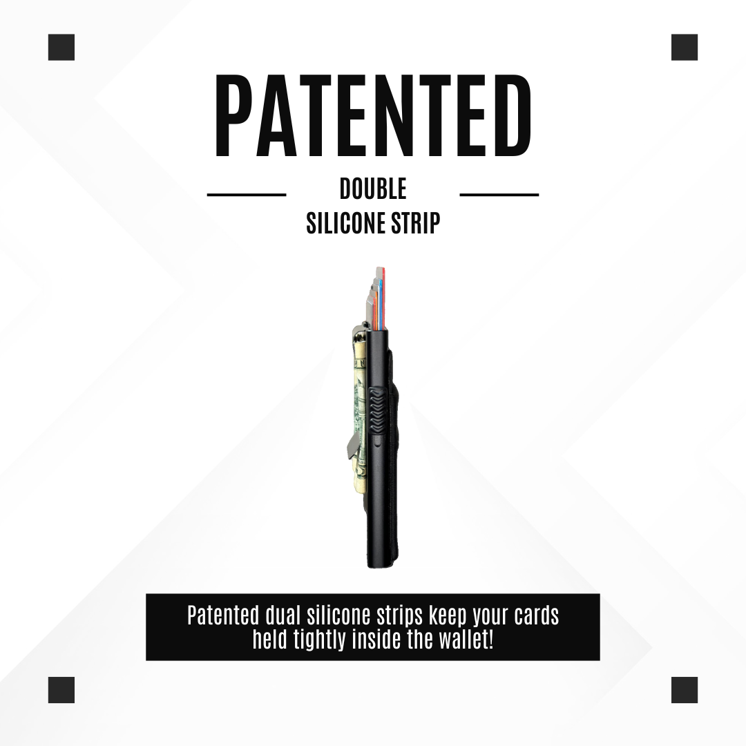 Men's Ultra Slim Aluminum Wallet Pop Up RFID Blocking Card Holder Money Clip