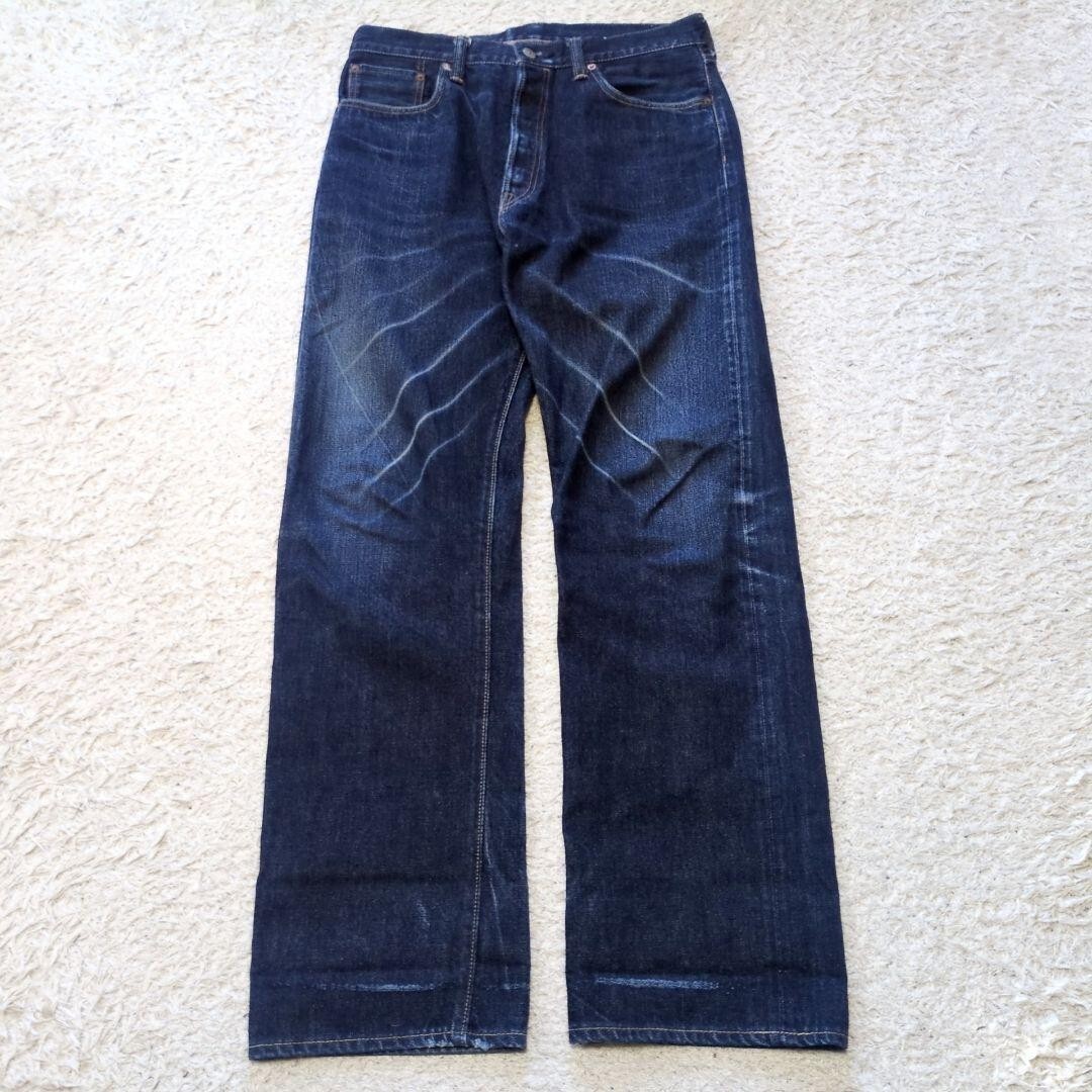 【美品濃紺】Sugar Cane Lot 1947 ストレートデニム W34 Sugar Cane Lot 1947 W34 Straight Denim Jeans Blue From Japan
