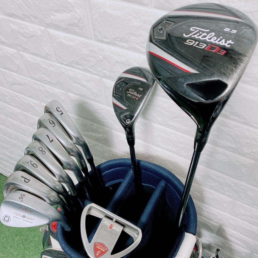 Titleist Club Set 1W UT 5-9i Pw 56° PT 10pc RH Graphite