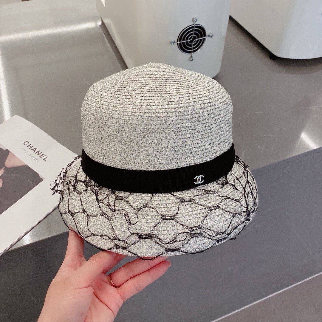 CHANEL 90's フェルトハット ブラック 57 CHANEL 90's フェルトハット ブラック 57