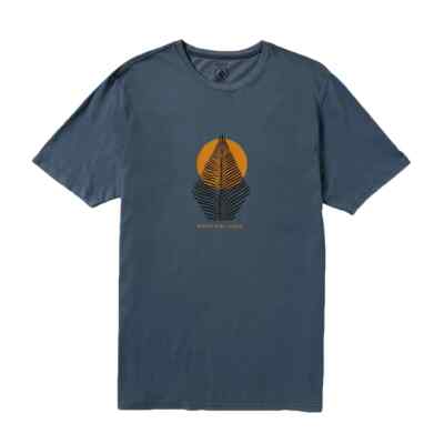 

Volcom Fronz Футболка с коротким рукавом (китайская синяя) Мужская футболка с рисунком, China blue
