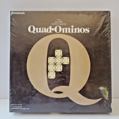 Quad-Ominos Pressman Games 1978 New Shrink Wrap Vintage Made in USA