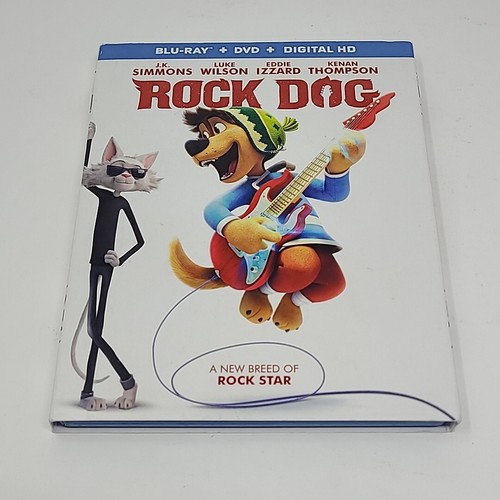 Rock Dog (Blu-ray + DVD , 2016) w/slipcover Kids Movie