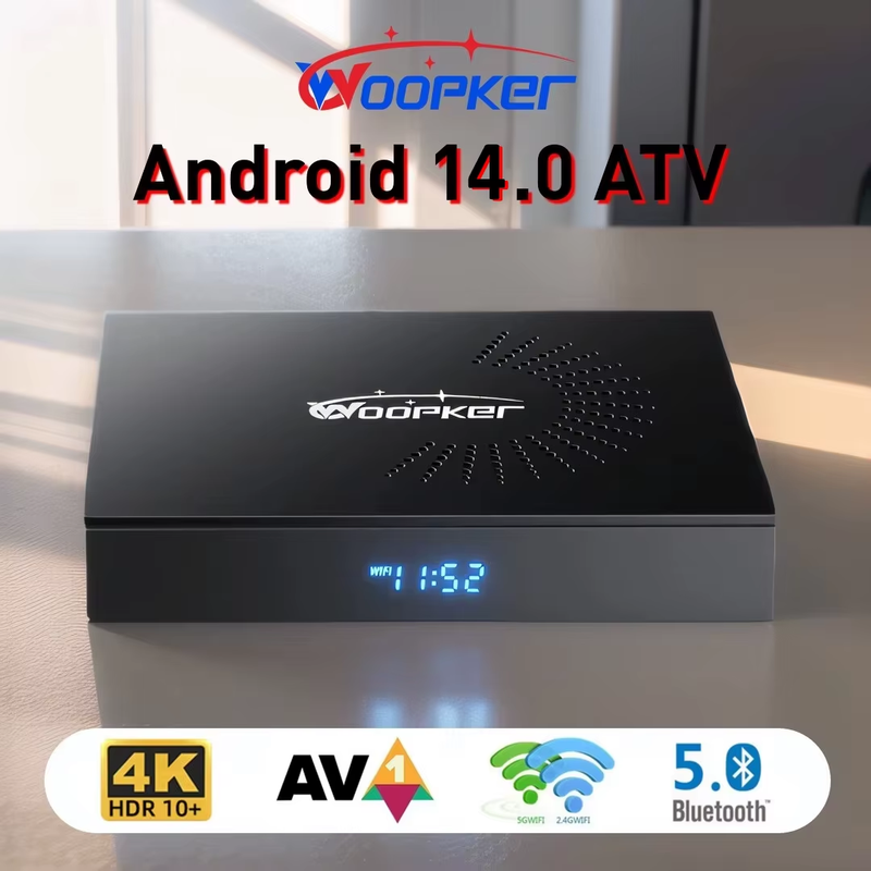 KW2 ATV TV Box Android 14.0 Amlogic S905W2 4GB 32GB 64GB Dual Wifi Bluetooth 5.0
