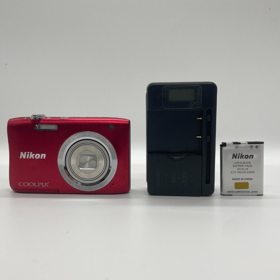 Nikon COOLPIX S2900 赤 ケース付き Amazon.com : Nikon digital camera COOLPIX S2900 (Red