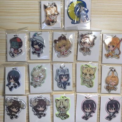 Kemono Friends Charm Goods lot of 17 Set sale Serval Emperor Penguin etc.