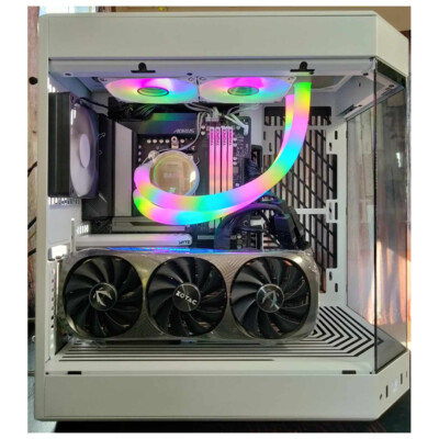 AMD RYZEN 5 9600X Gaming PC NVIDIA RTX 4090 64GB DDR5 6000MHz RAM+2TB SSD+WiF