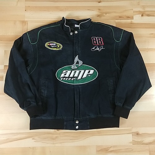 VTG NASCAR Dale Earnhardt Jr. Jacket Men XL National Guard