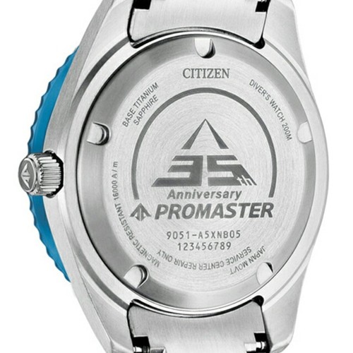 Pre-owned Citizen Promaster Fujitsubo Nb6026-56l Sapphire Titanium Blue 35th Anniversary