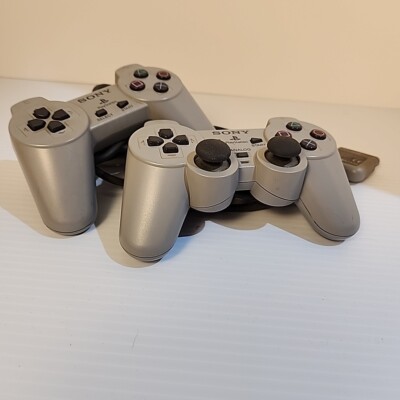Two (2) Sony Playstation PS1 Controllers SCPH-1080 NotTested